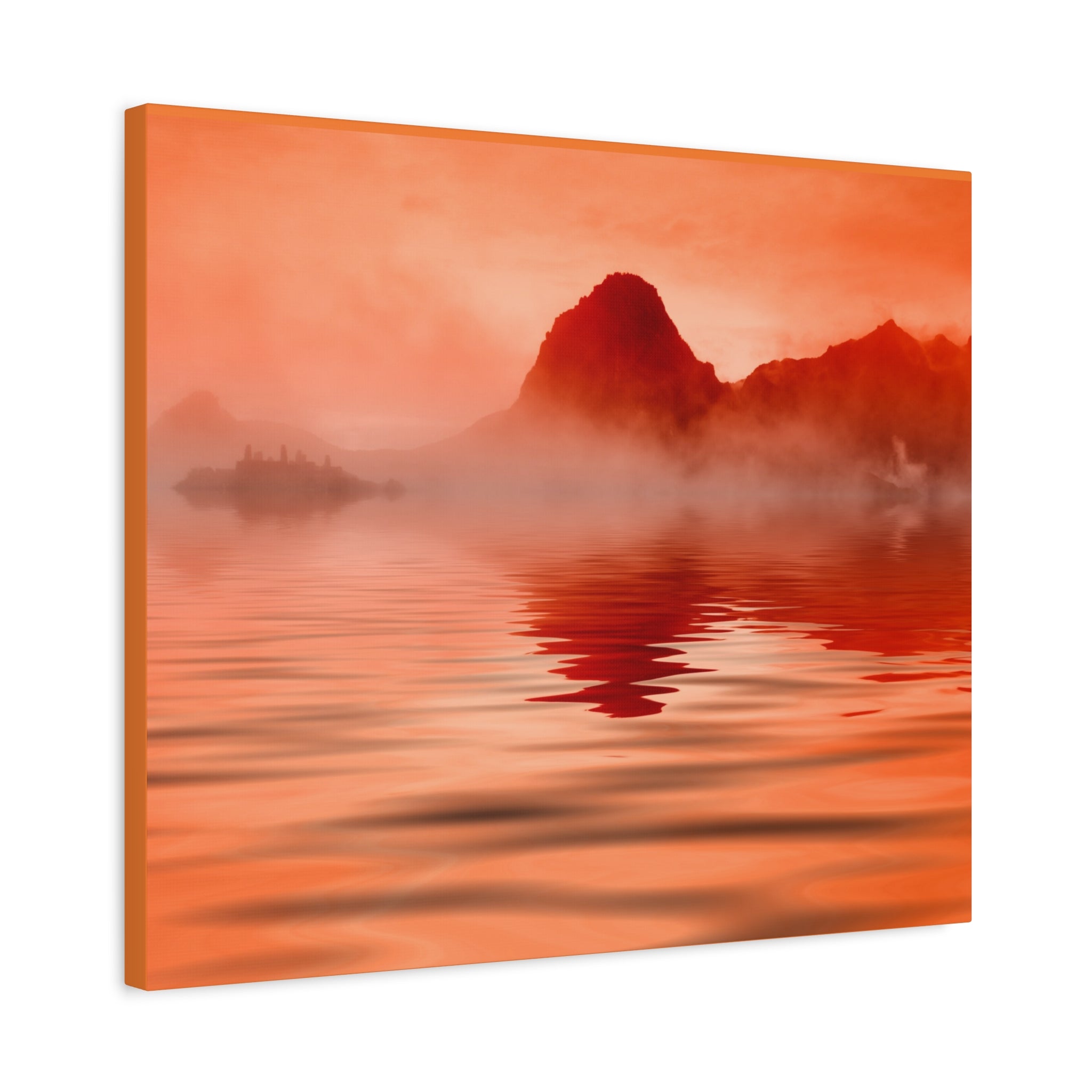 Orange Dawn Matte Canvas, Stretched, 1.25"