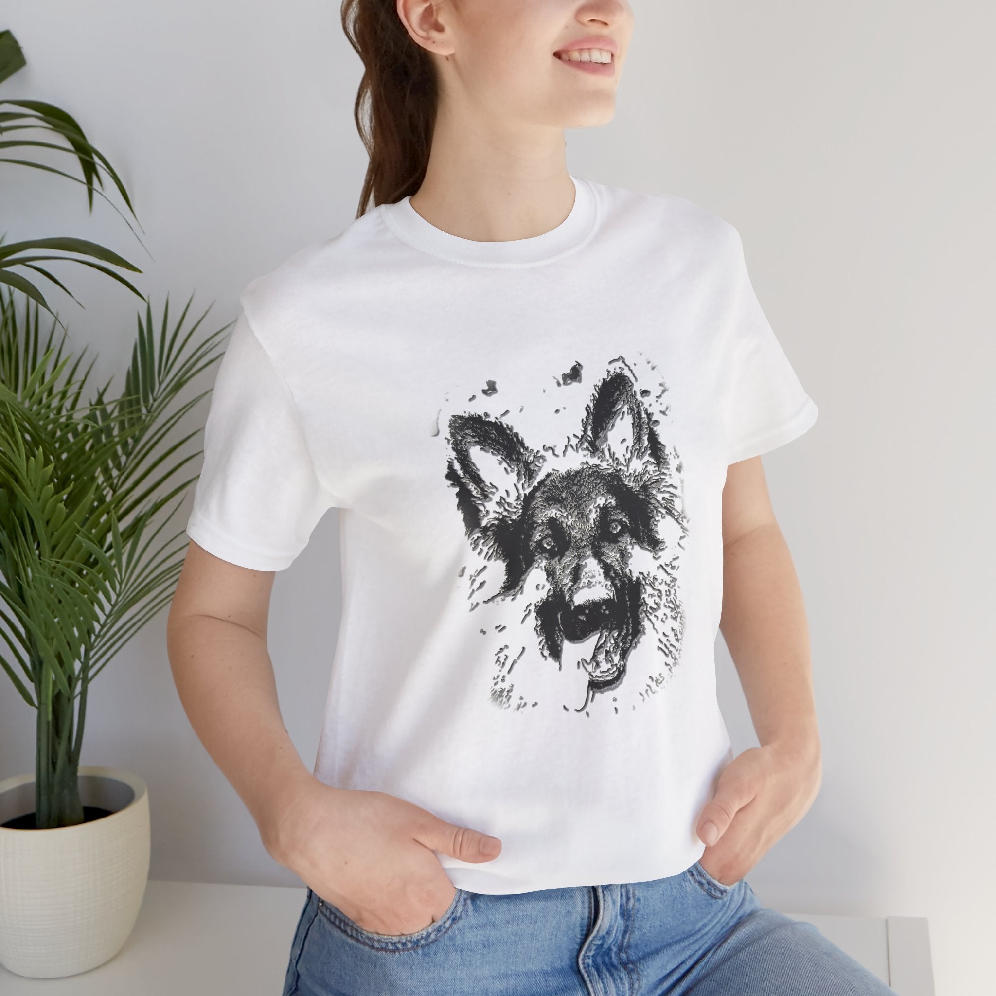 German Shepherd Unisex Jersey Short Sleeve Tee