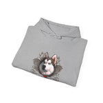 Husky Wings Unisex Hooded Sweatshirt