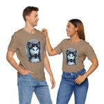 Husky Blue Moon Unisex Short Sleeve Tee