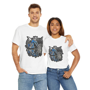 Motorcycle Unisex Heavy Cotton Tee