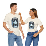 Husky Blue Moon Unisex Short Sleeve Tee