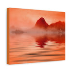 Orange Dawn Matte Canvas, Stretched, 1.25"