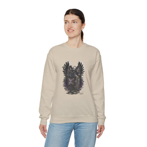 German Shepherd Grunge Unisex Crewneck Sweatshirt