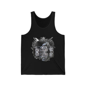 Motorcycle Black Men's Ultra Cotton Sleeveless Tank