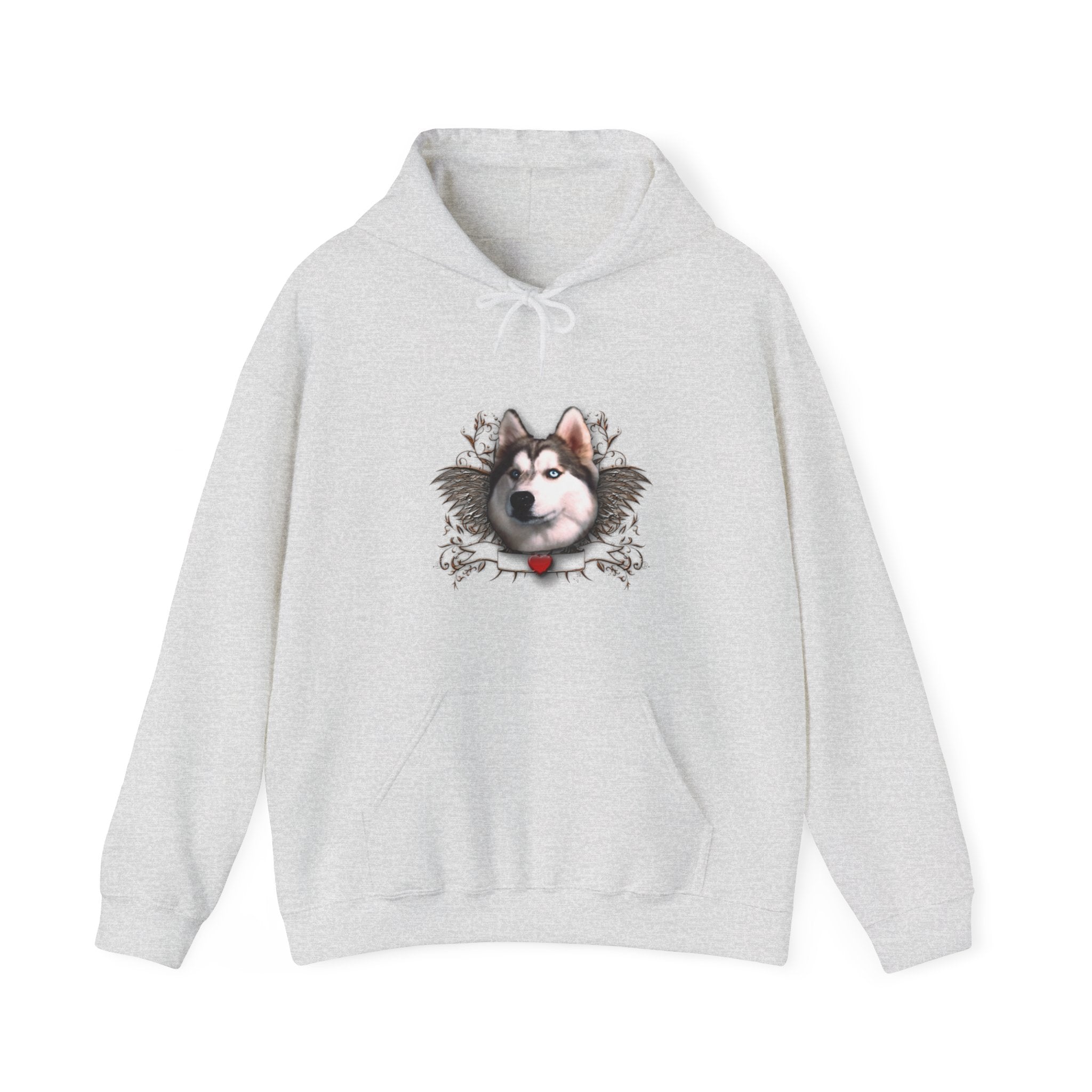 Husky Wings Unisex Hooded Sweatshirt