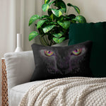 Cats Eye Spun Polyester Lumbar Pillow