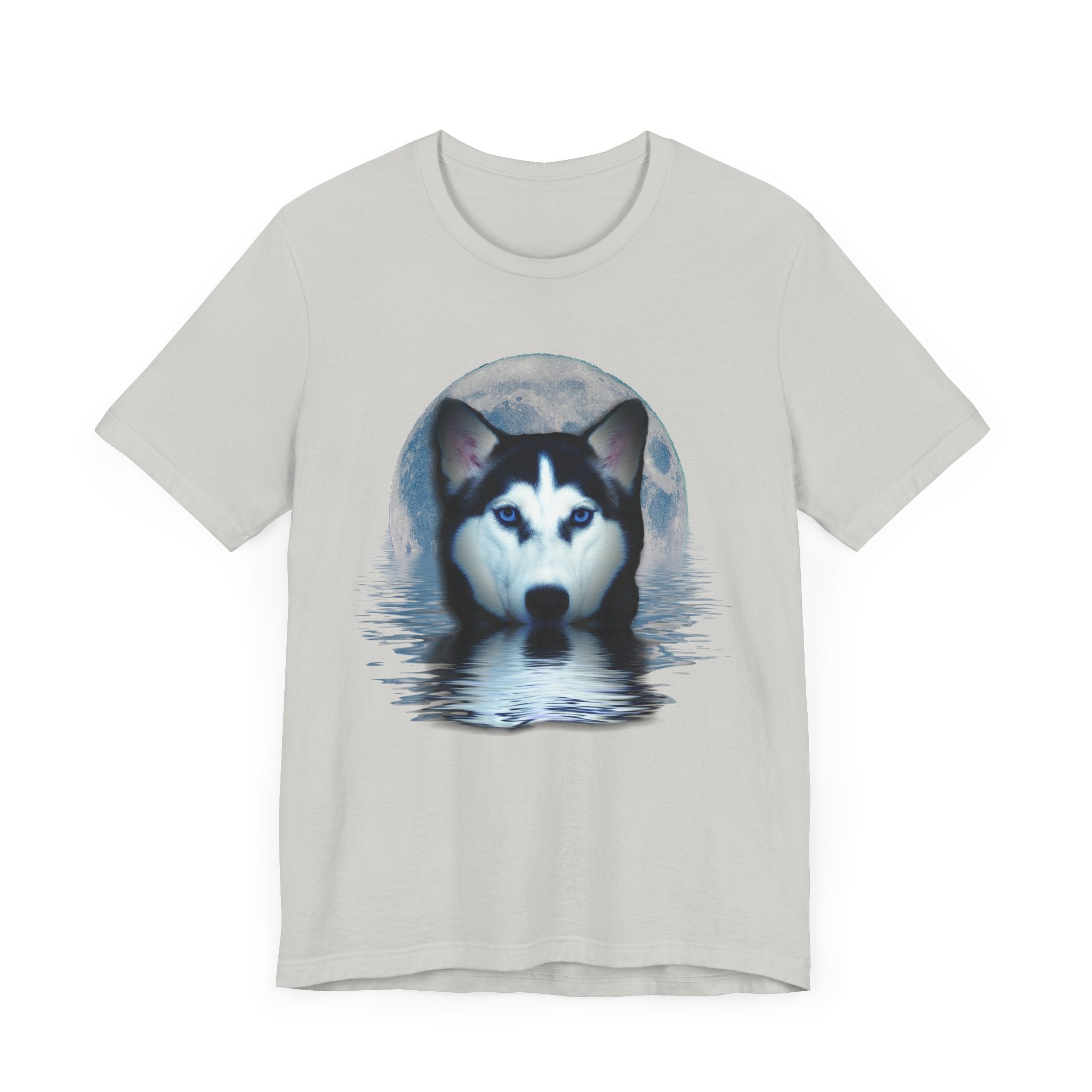 Husky Blue Moon Unisex Short Sleeve Tee