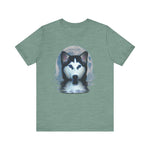 Husky Blue Moon Unisex Short Sleeve Tee