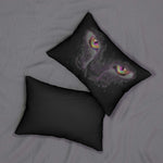 Cats Eye Spun Polyester Lumbar Pillow