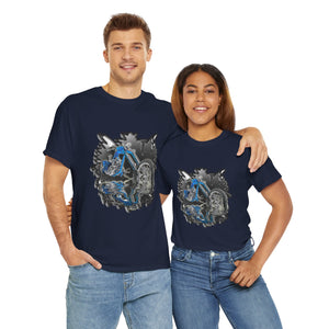 Motorcycle Unisex Heavy Cotton Tee