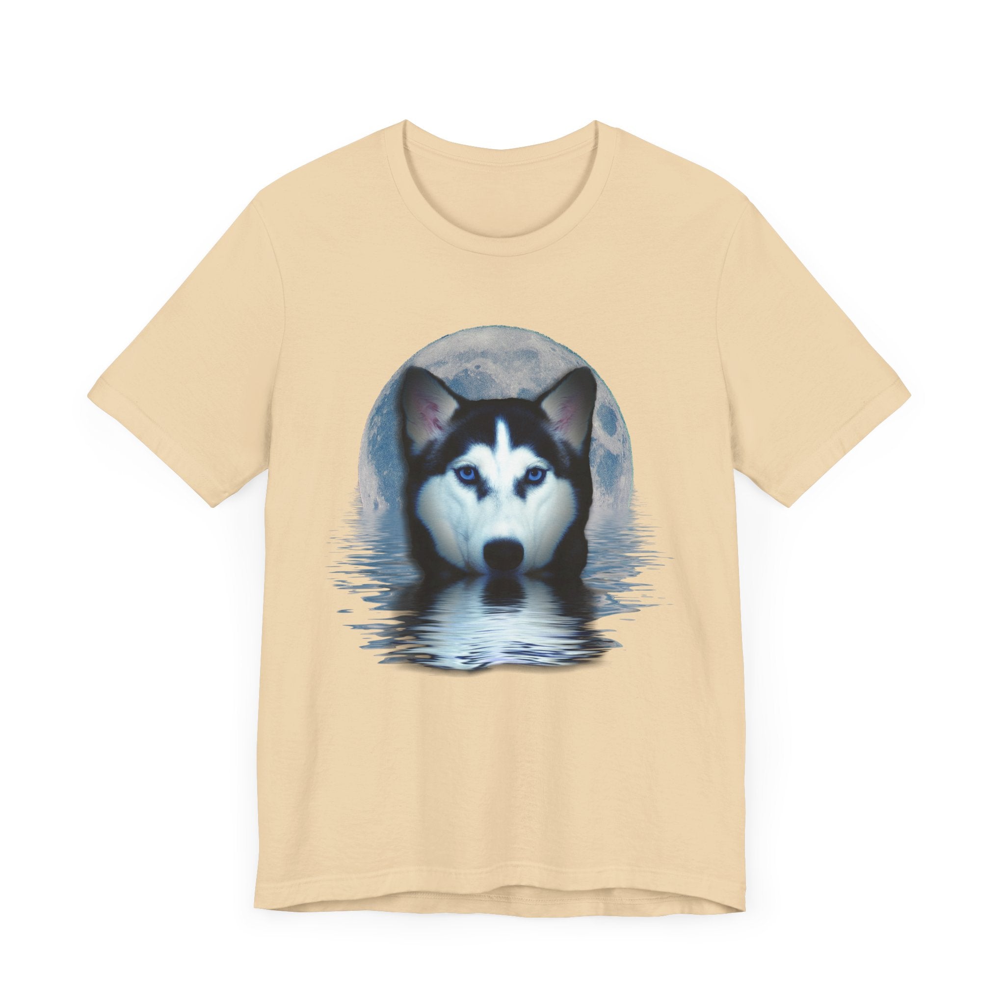 Husky Blue Moon Unisex Short Sleeve Tee