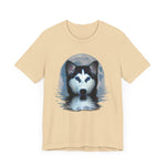 Husky Blue Moon Unisex Short Sleeve Tee