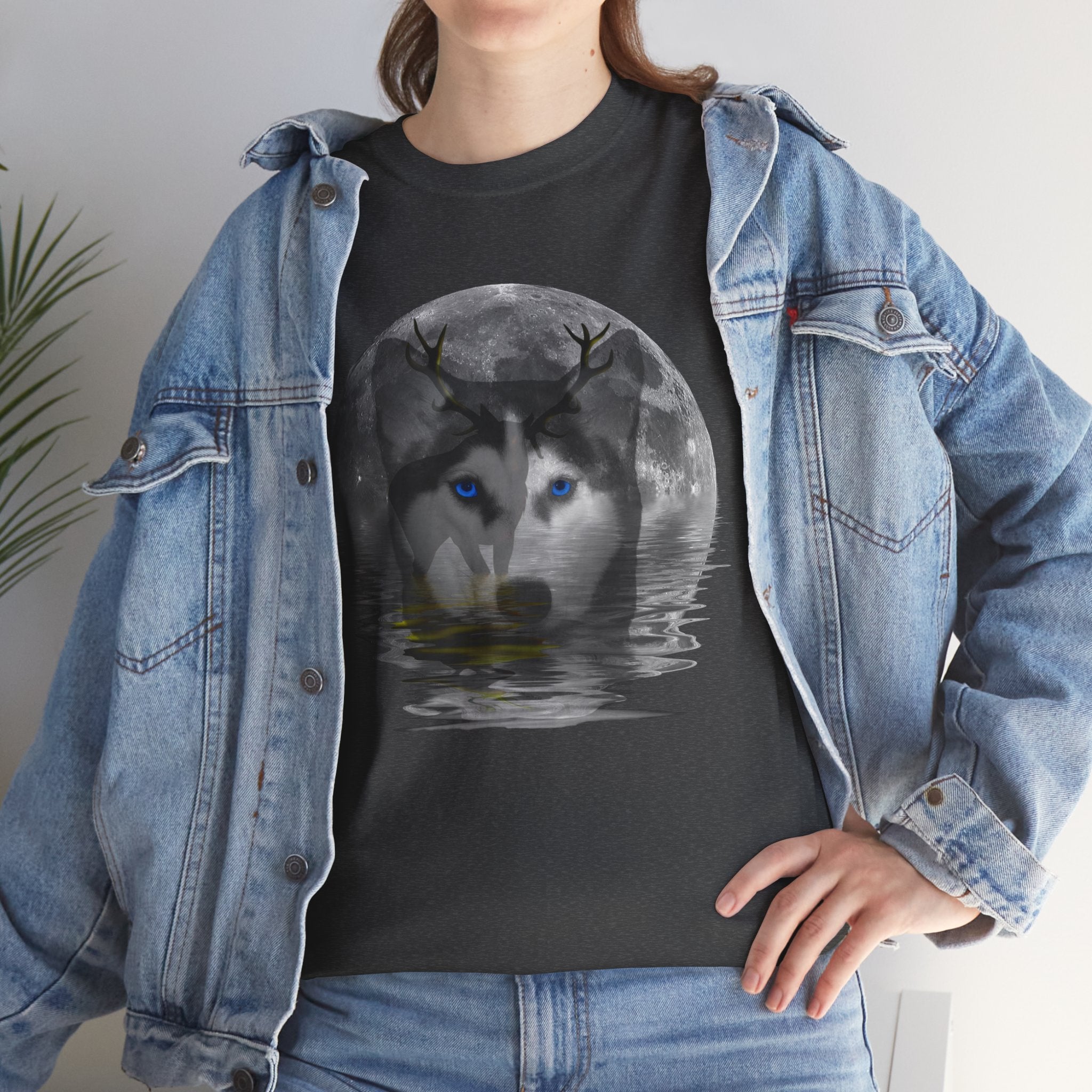 Husky Moon Unisex  Tee