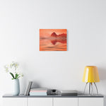 Orange Dawn Matte Canvas, Stretched, 1.25"