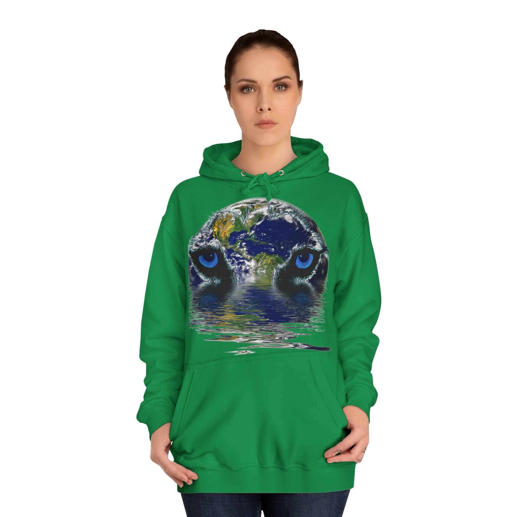 Weeping Earth Unisex College Hoodie