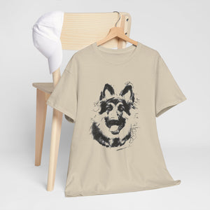 German Shepherd Unisex Heavy Cotton Tee