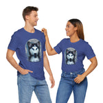 Husky Blue Moon Unisex Short Sleeve Tee