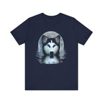 Husky Blue Moon Unisex Short Sleeve Tee