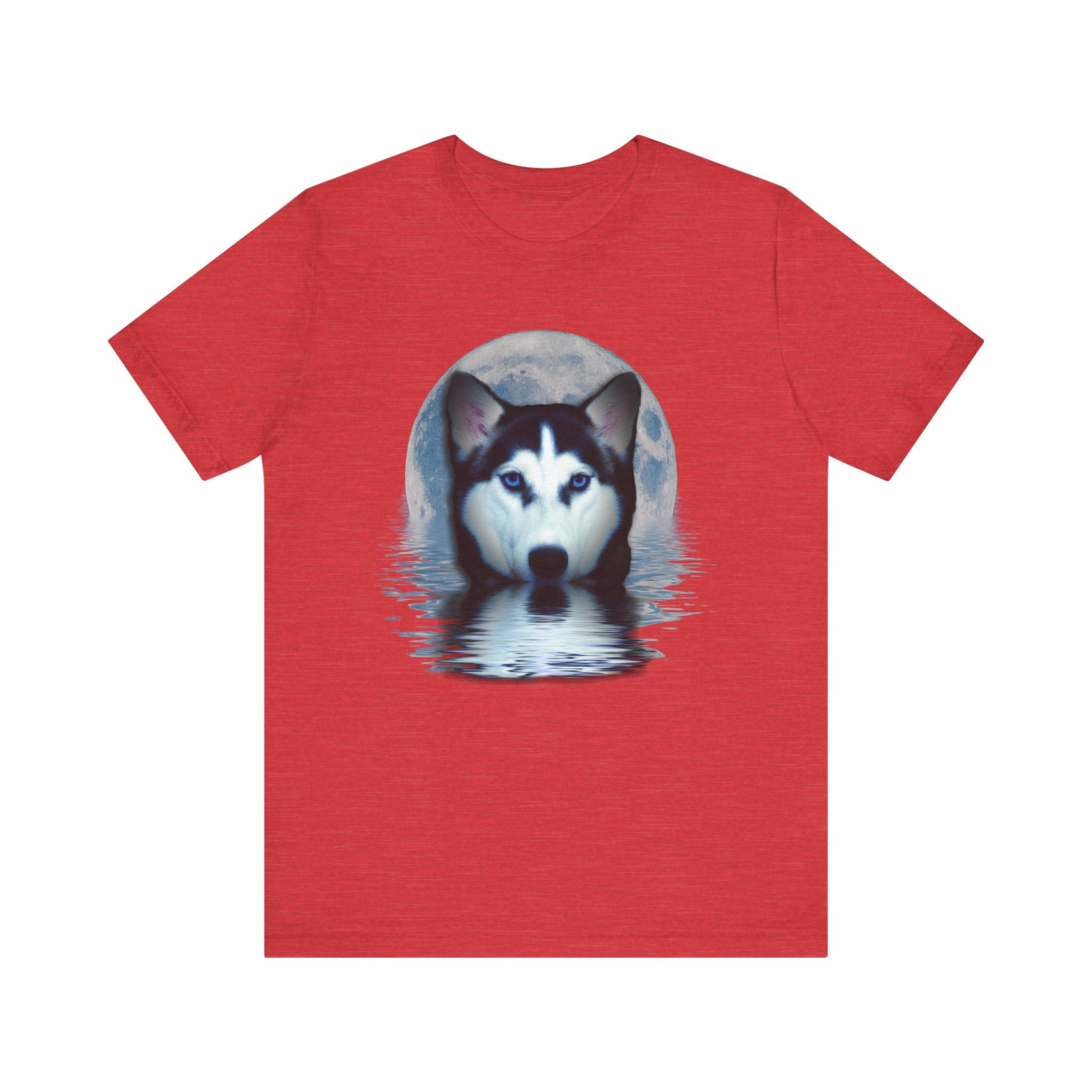 Husky Blue Moon Unisex Short Sleeve Tee