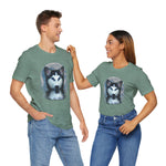 Husky Blue Moon Unisex Short Sleeve Tee