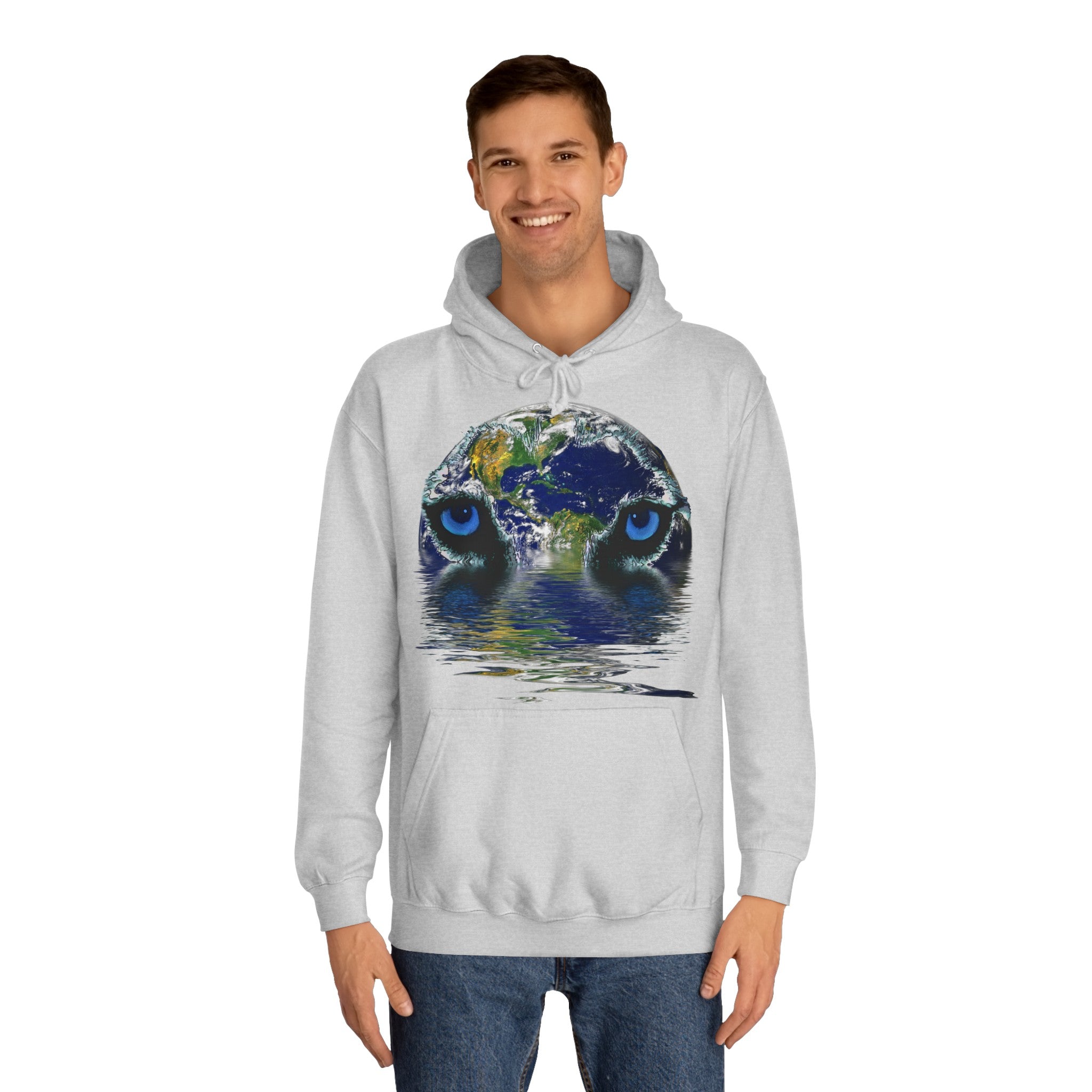 Weeping Earth Unisex College Hoodie