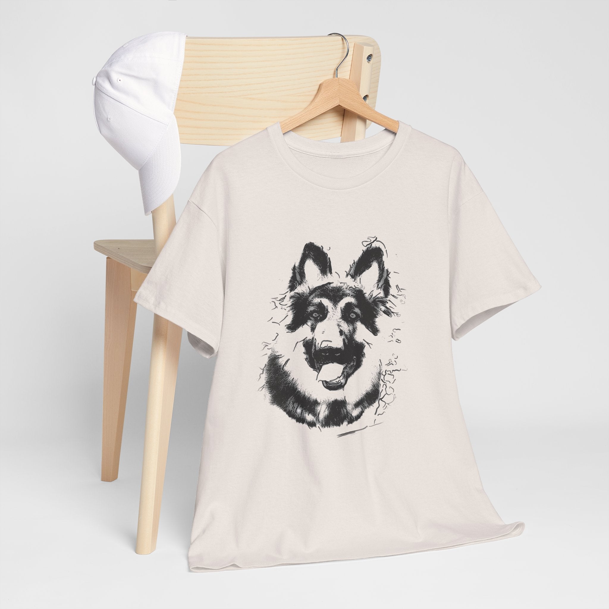 German Shepherd Unisex Heavy Cotton Tee