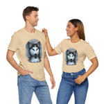 Husky Blue Moon Unisex Short Sleeve Tee