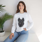 German Shepherd Grunge Unisex Crewneck Sweatshirt