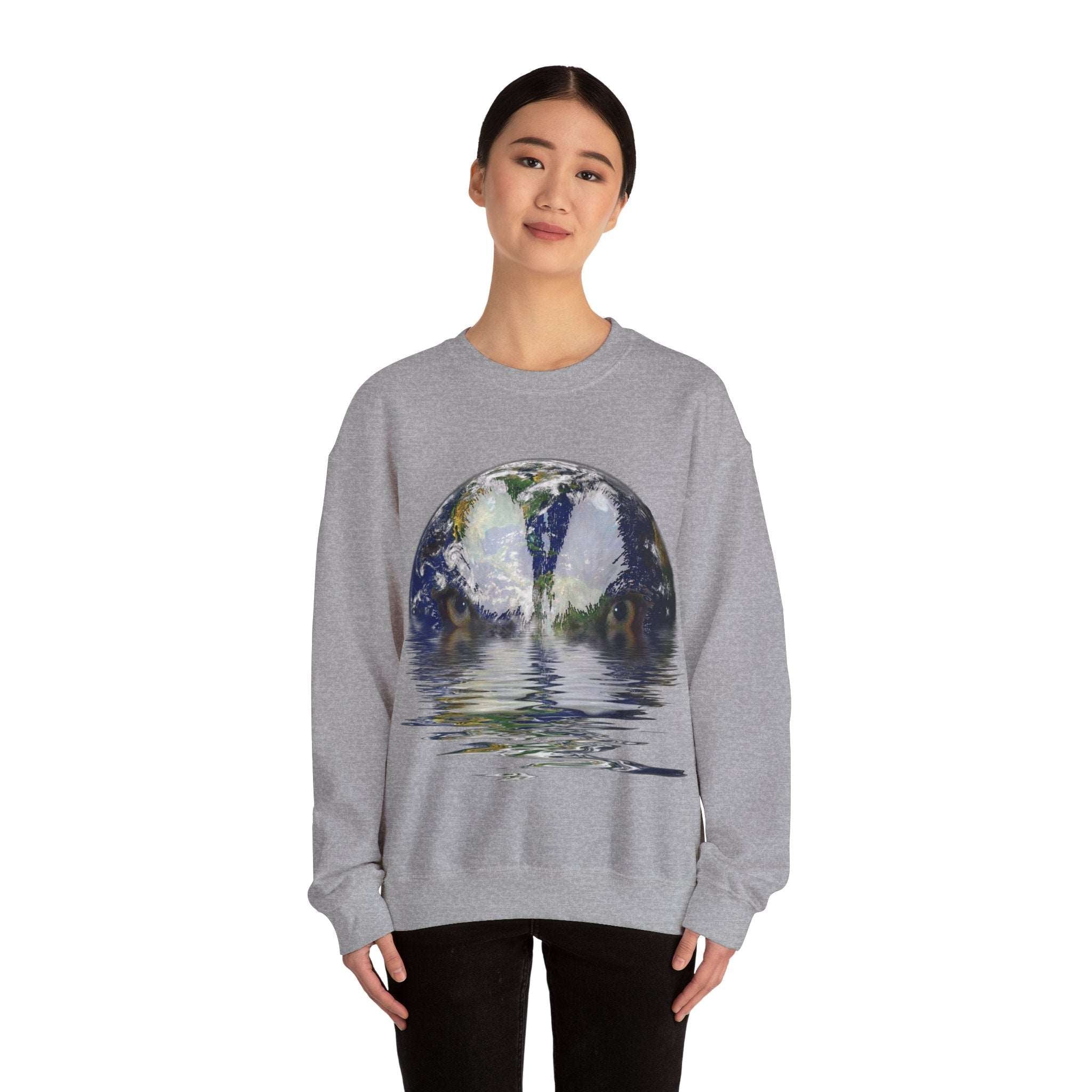 Angry Earth Unisex Heavy Blend™ Crewneck Sweatshirt