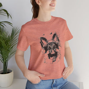 German Shepherd Unisex Jersey Short Sleeve Tee