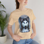 Husky Blue Moon Unisex Short Sleeve Tee