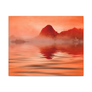 Orange Dawn Matte Canvas, Stretched, 1.25"