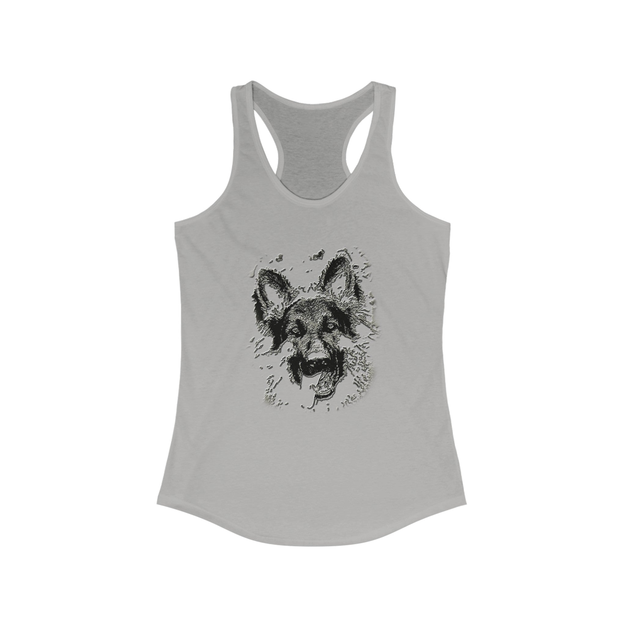 German Shepherd Women's Racerback Tank