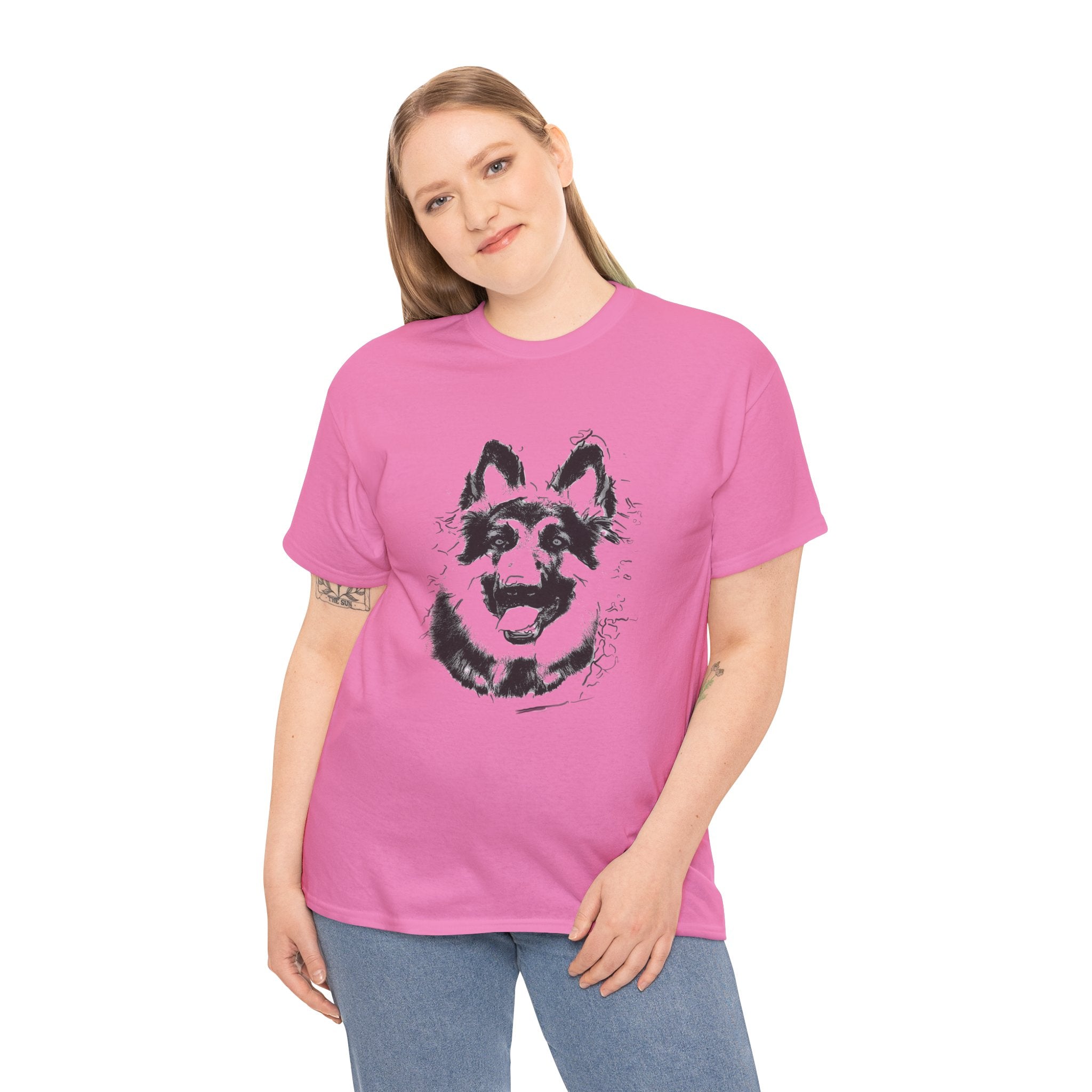 German Shepherd Unisex Heavy Cotton Tee