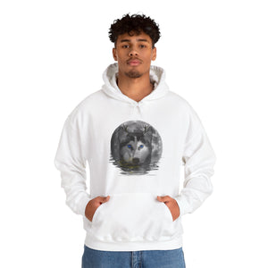 Husky Moon Unisex Heavy Blend™ Hooded Sweatshirt