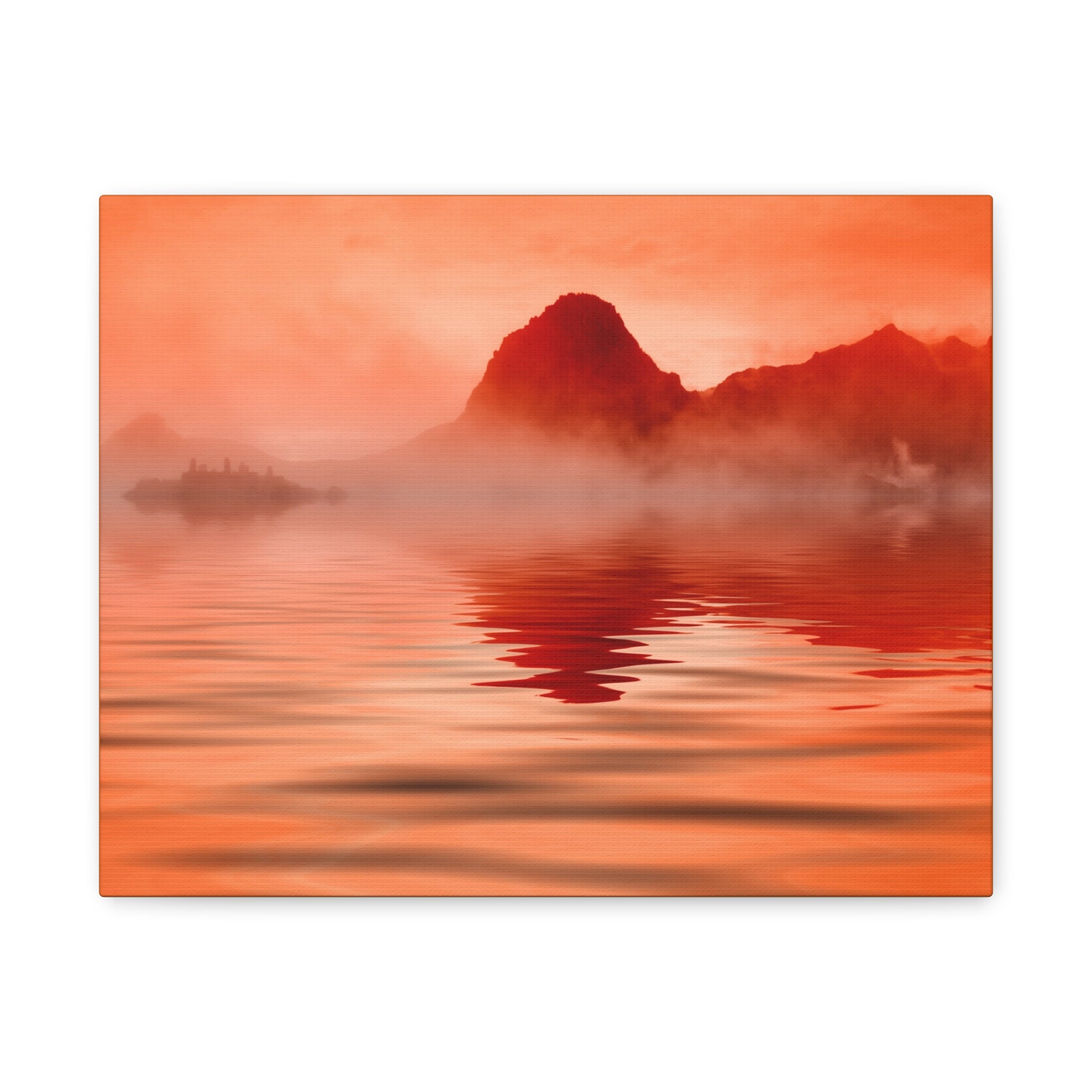 Orange Dawn Matte Canvas, Stretched, 1.25"