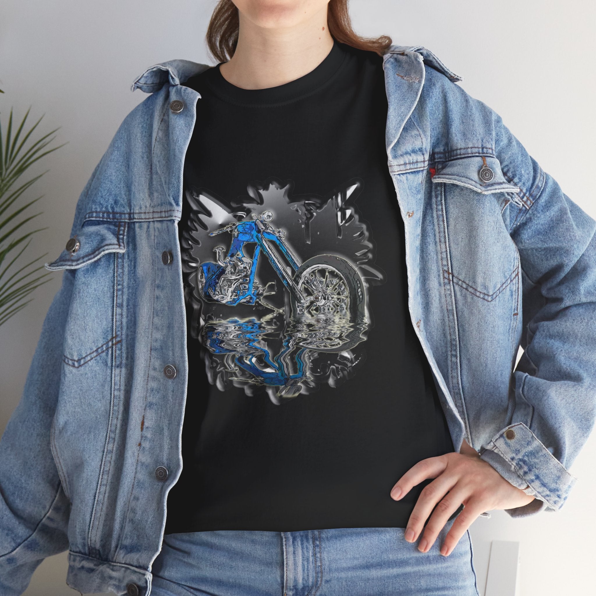 Motorcycle Unisex Heavy Cotton Tee