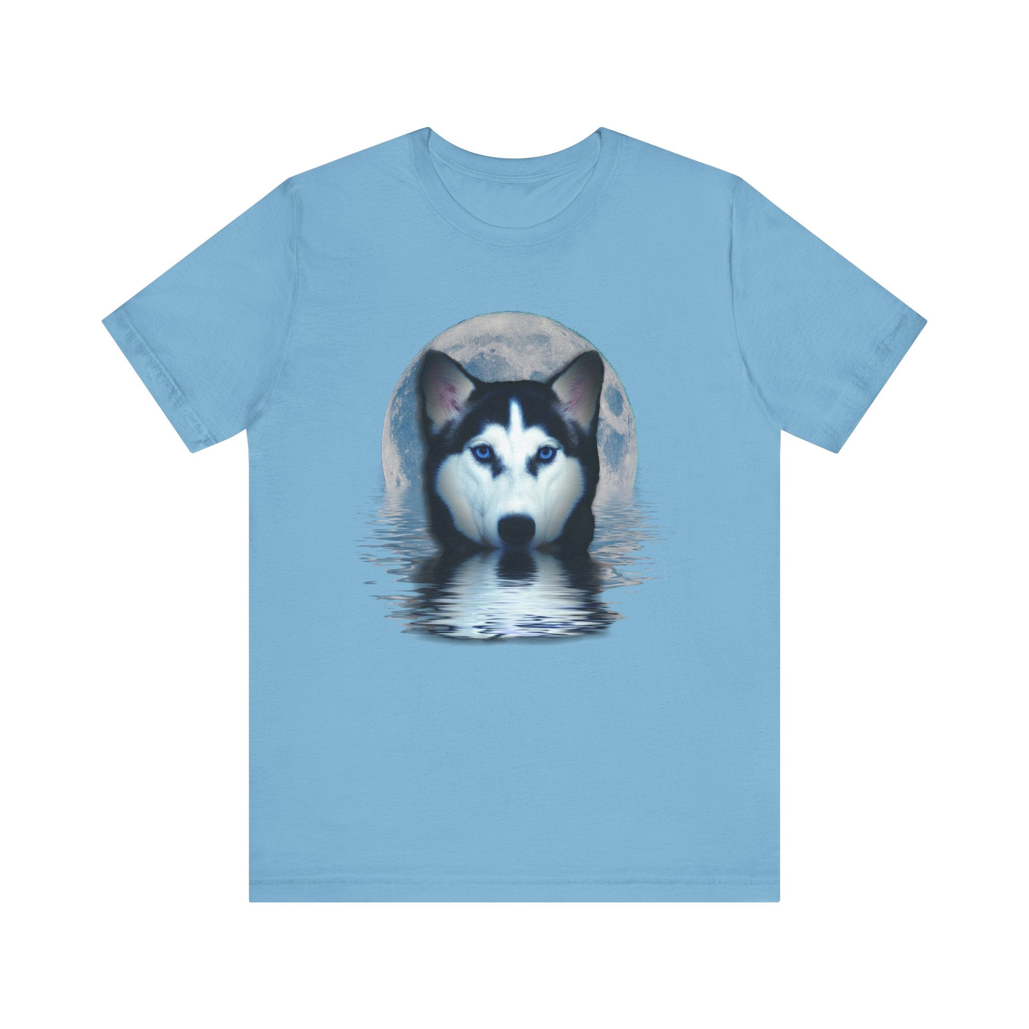 Husky Blue Moon Unisex Short Sleeve Tee