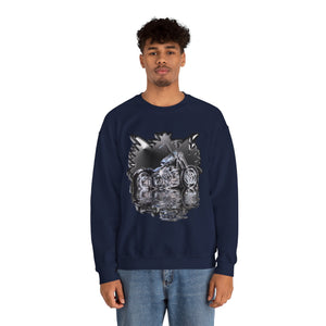 Motorcycle Unisex Heavy Blend™ Crewneck Sweatshirt