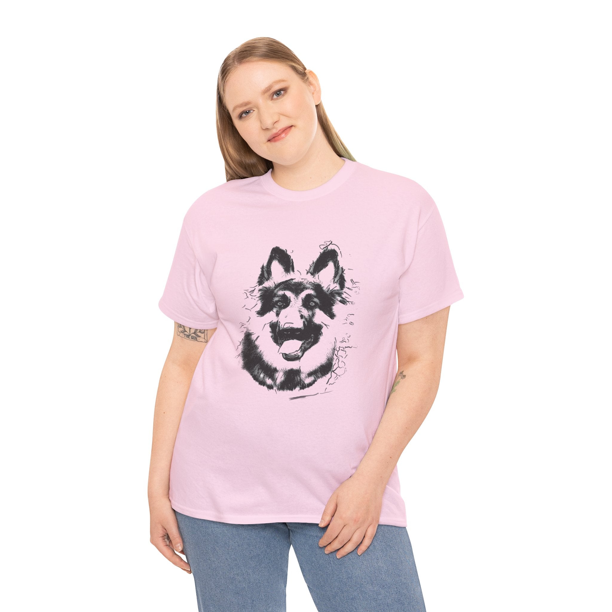 German Shepherd Unisex Heavy Cotton Tee