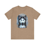 Husky Blue Moon Unisex Short Sleeve Tee