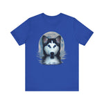 Husky Blue Moon Unisex Short Sleeve Tee