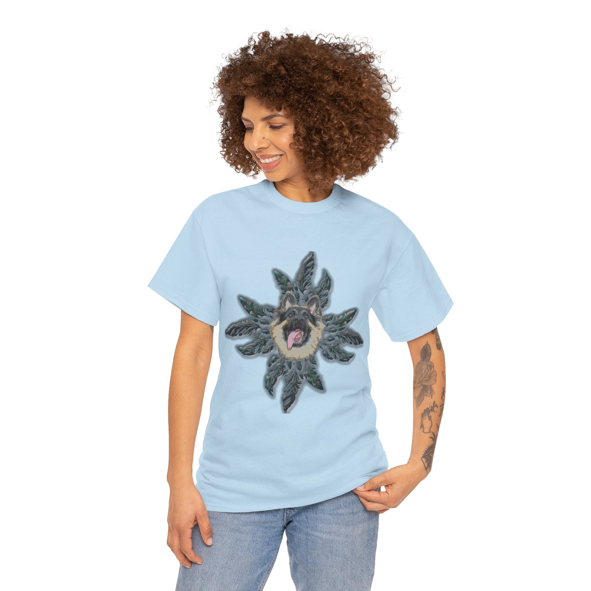 German Shepherd Unisex Heavy Cotton Tee