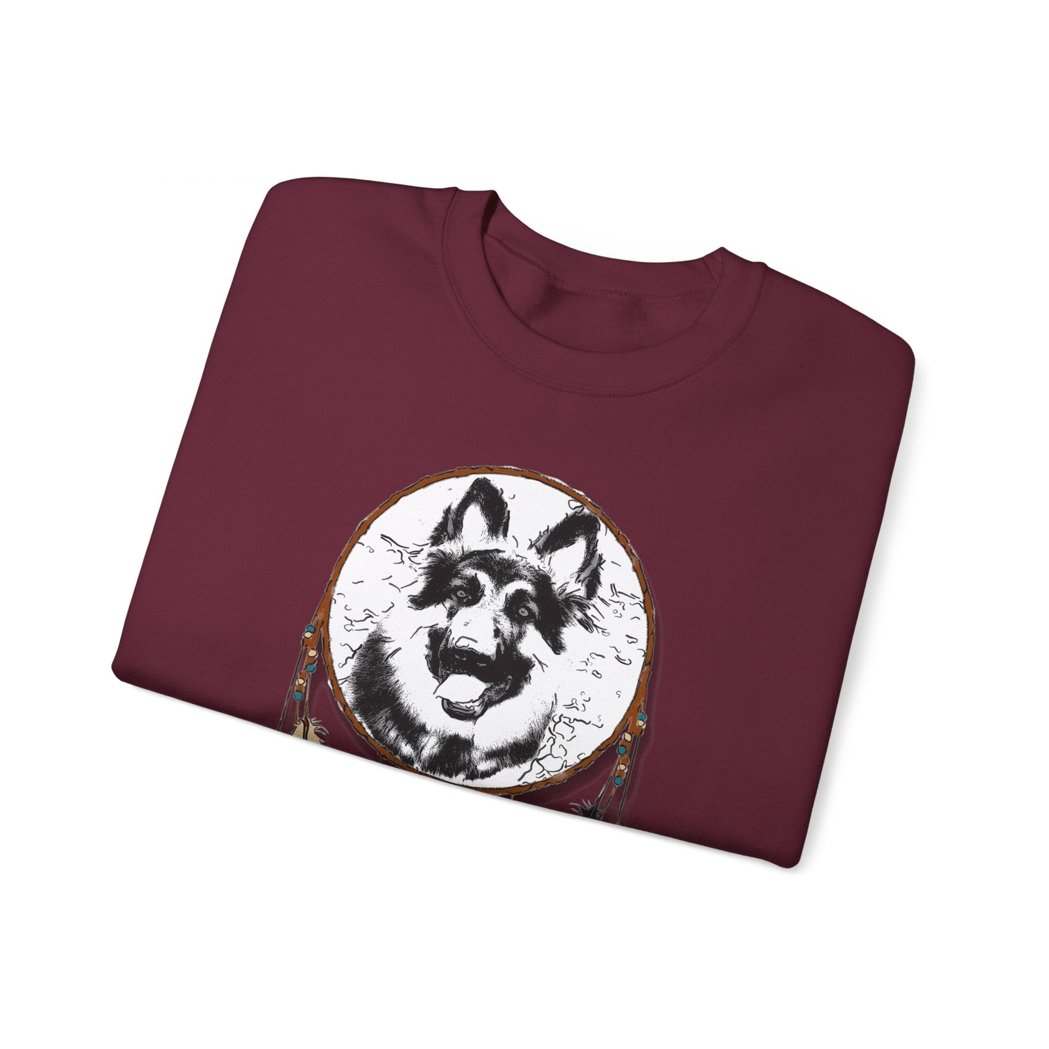 German Shepherd Dreamcatcher Unisex Heavy Blend™ Crewneck Sweatshirt