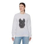 German Shepherd Grunge Unisex Crewneck Sweatshirt