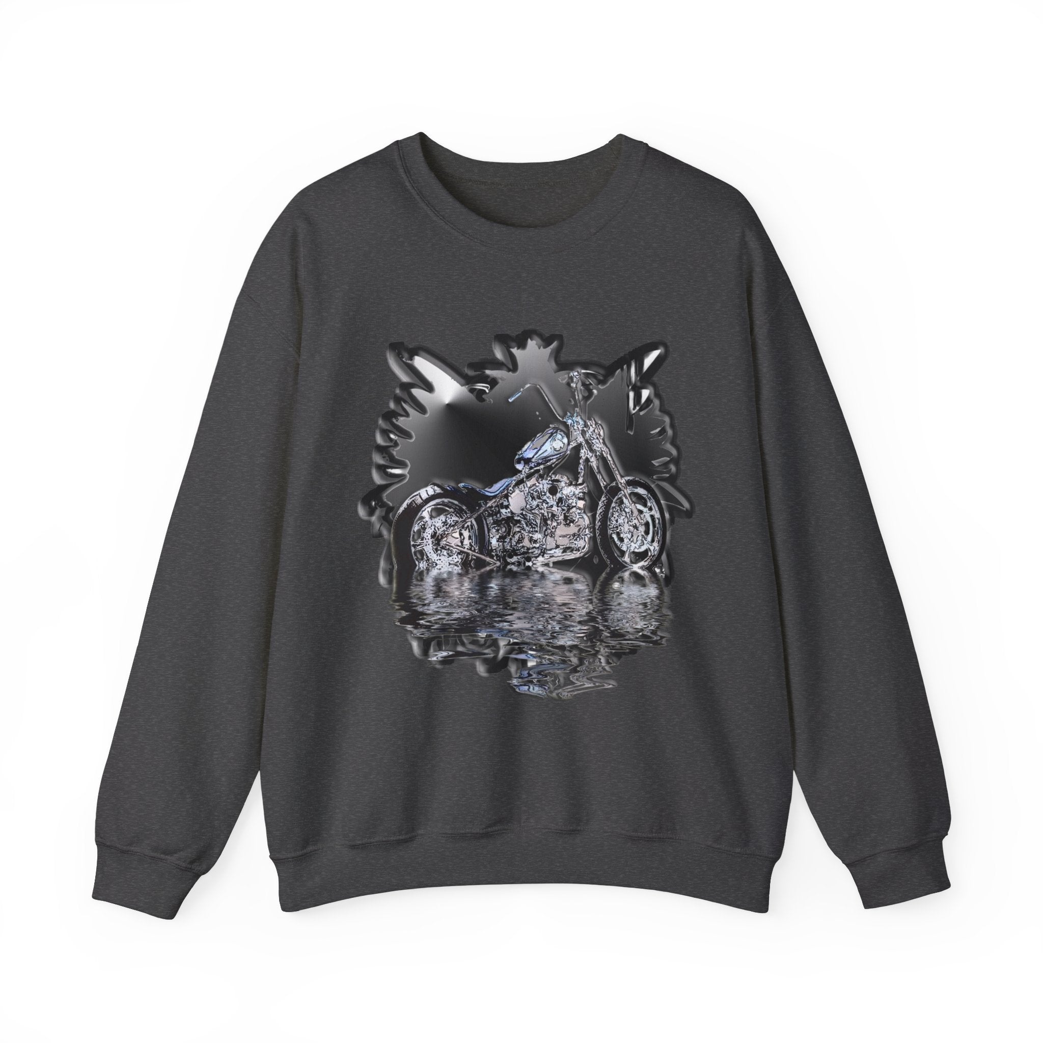 Motorcycle Unisex Heavy Blend™ Crewneck Sweatshirt