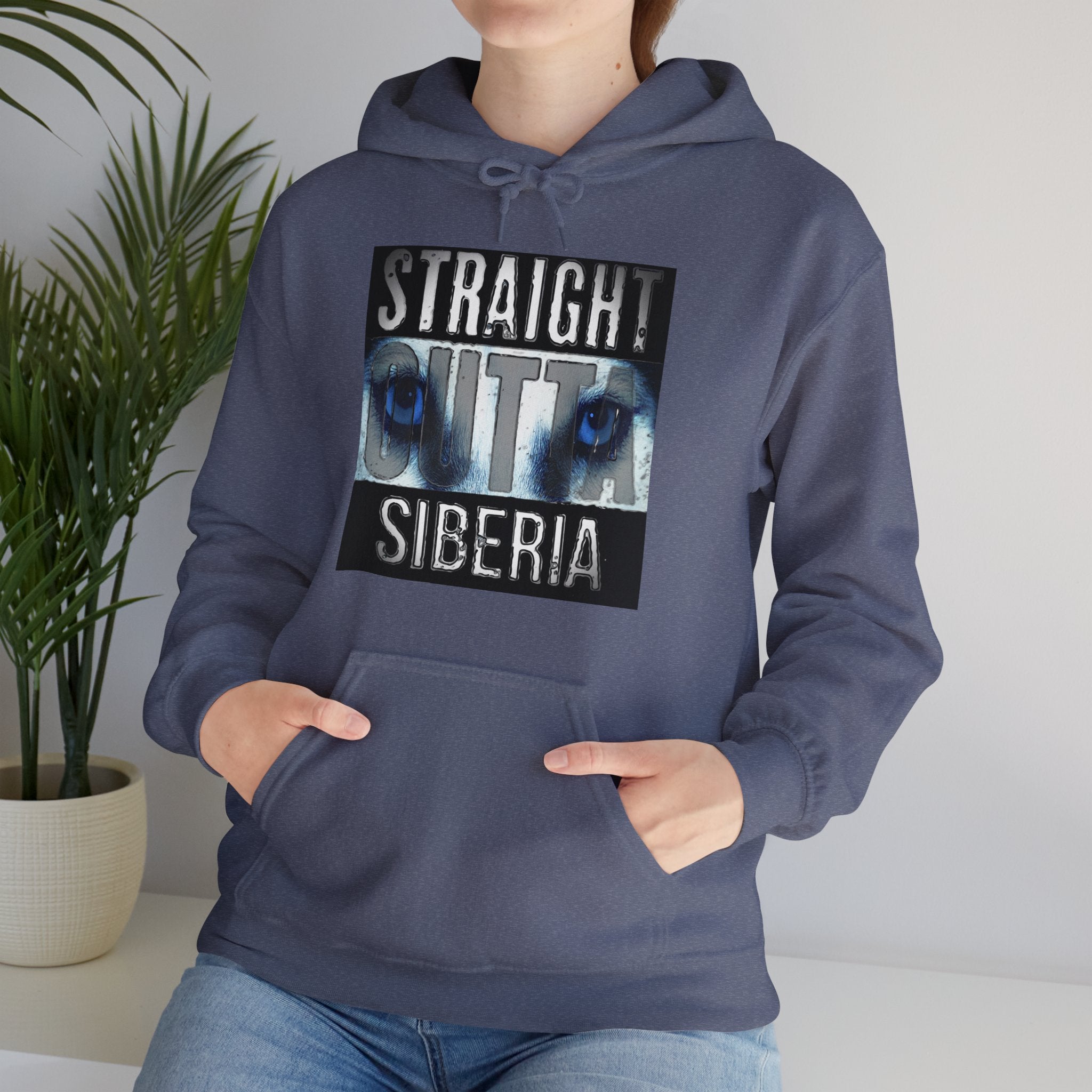 Straight Outta Siberia Unisex Heavy Blend™ Hooded Sweatshirt