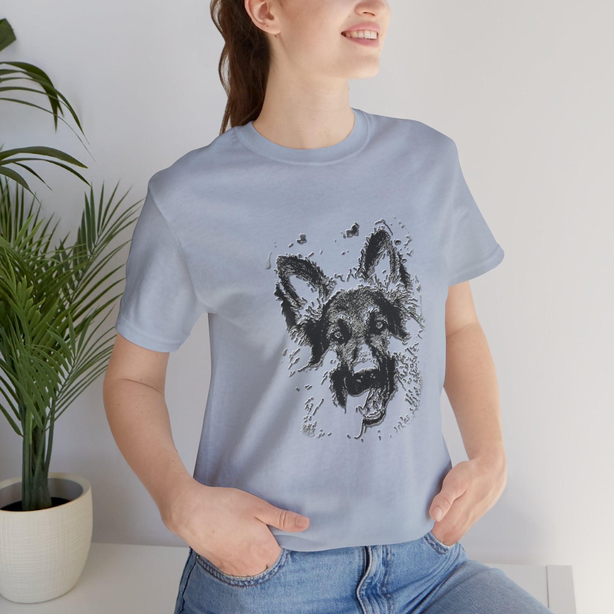 German Shepherd Unisex Jersey Short Sleeve Tee