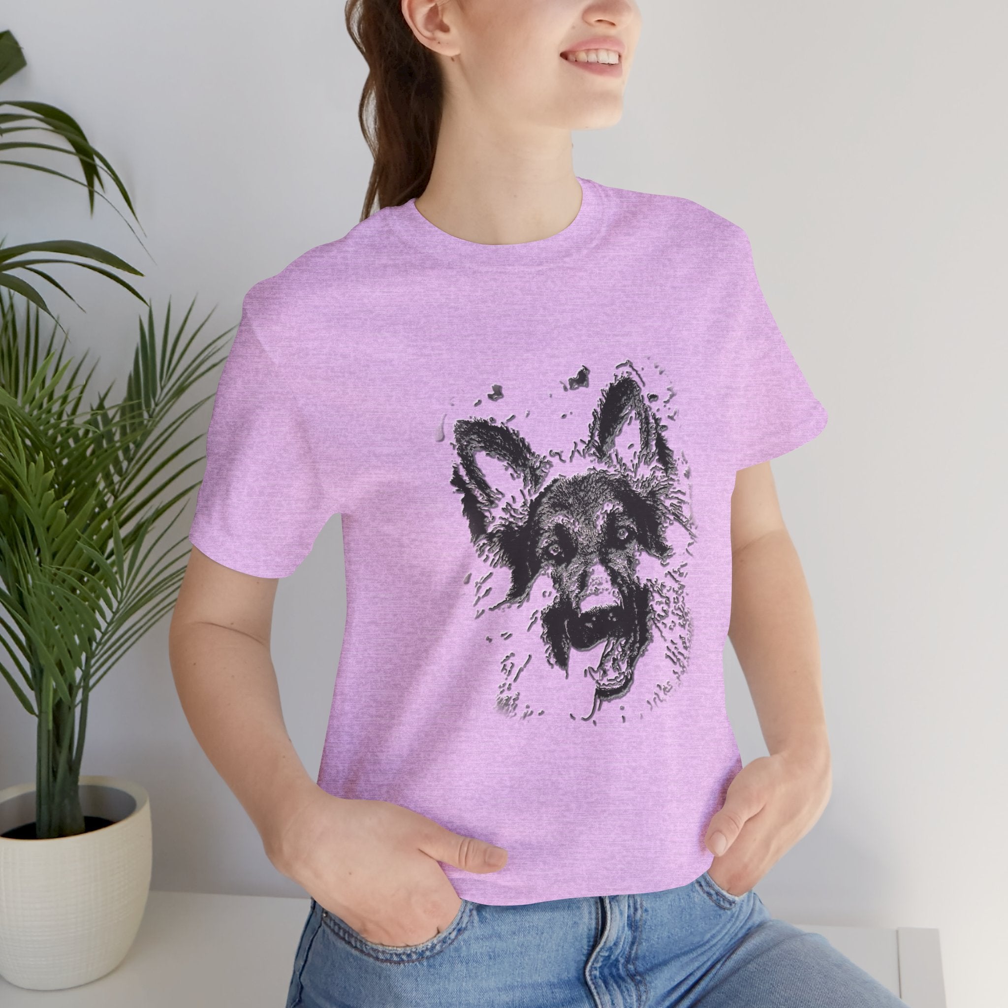 German Shepherd Unisex Jersey Short Sleeve Tee